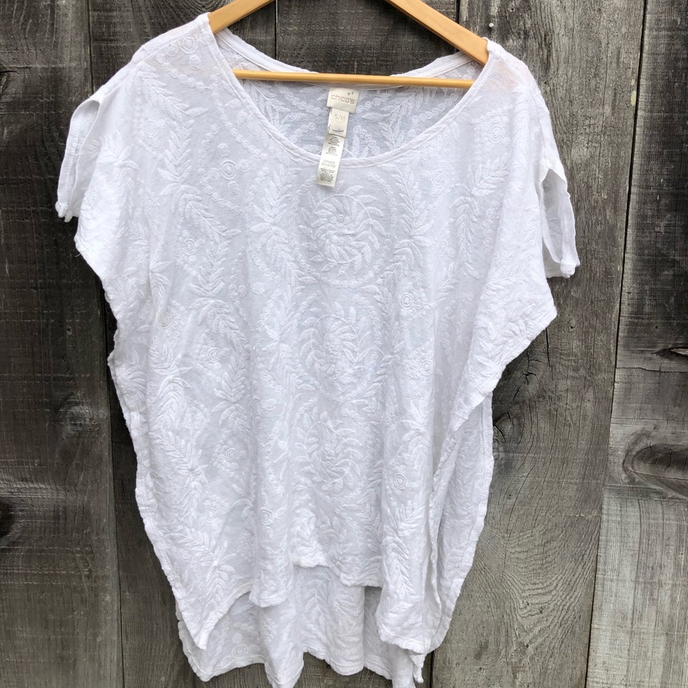 White beach coverup